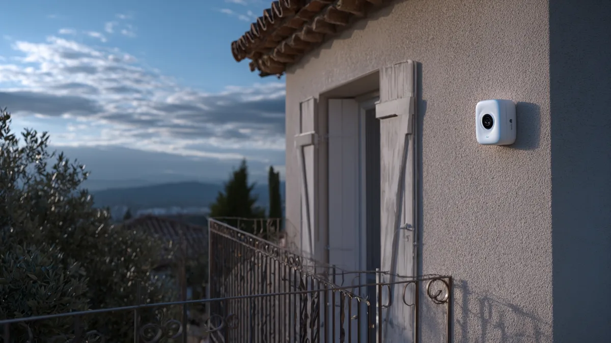 La caméra murale S100 assure la sécurité de la maison grâce à une technologie invisible